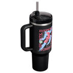 Car-Cup Friendly The Quencher H2.0 Flowstate Tumbler D340Y - Premium Stainless Steel Straw Cup for All-Day Hydration Detail