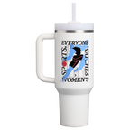 Car-Cup Friendly The Quencher H2.0 Flowstate Tumbler D340Y - Premium Stainless Steel Straw Cup for All-Day Hydration - Tournament White