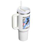 Car-Cup Friendly The Quencher H2.0 Flowstate Tumbler D340Y - Premium Stainless Steel Straw Cup for All-Day Hydration Detail