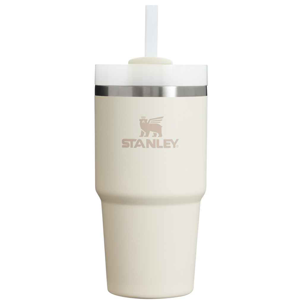 Splash-Resistant FlowState The Quencher H2.0 Flowstate Tumbler | Stanley Create D330L - Double-Wall Vacuum Insulated Travel Tumbler with Straw Detail