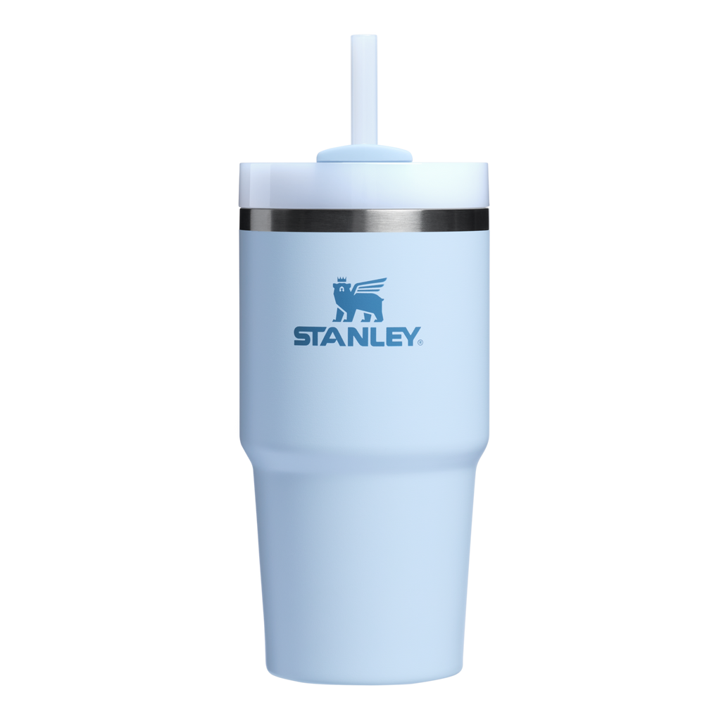 Splash-Resistant FlowState The Quencher H2.0 Flowstate Tumbler | Stanley Create D330L - Double-Wall Vacuum Insulated Travel Tumbler with Straw Detail
