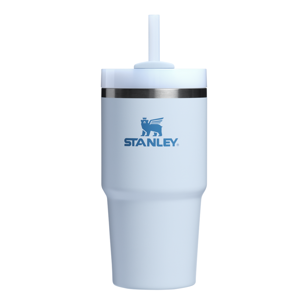 Insulated Travel The Quencher H2.0 Flowstate Tumbler D030T - Double-Wall Vacuum Insulated Travel Tumbler with Straw - Glacier