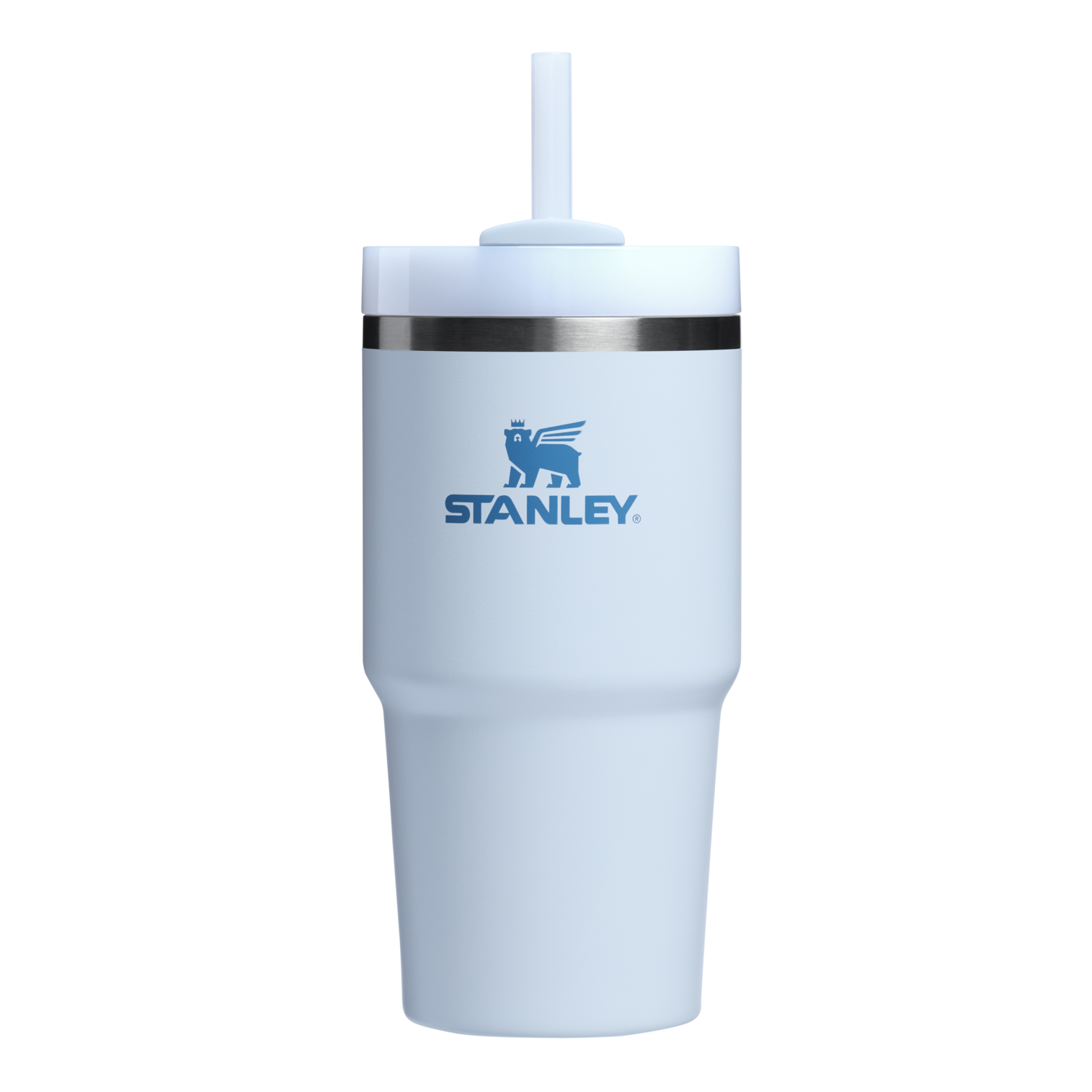 Insulated Travel The Quencher H2.0 Flowstate Tumbler D030T - Double-Wall Vacuum Insulated Travel Tumbler with Straw - Glacier