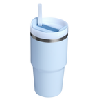 Splash-Resistant FlowState The Quencher H2.0 Flowstate Tumbler | Stanley Create D330L - Double-Wall Vacuum Insulated Travel Tumbler with Straw Detail