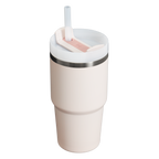 Splash-Resistant FlowState The Quencher H2.0 Flowstate Tumbler | Stanley Create D330L - Double-Wall Vacuum Insulated Travel Tumbler with Straw Detail