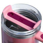 Car-Cup Friendly The Quencher H2.0 Flowstate Tumbler D050X - Double-Wall Vacuum Insulated Travel Tumbler with Straw Detail