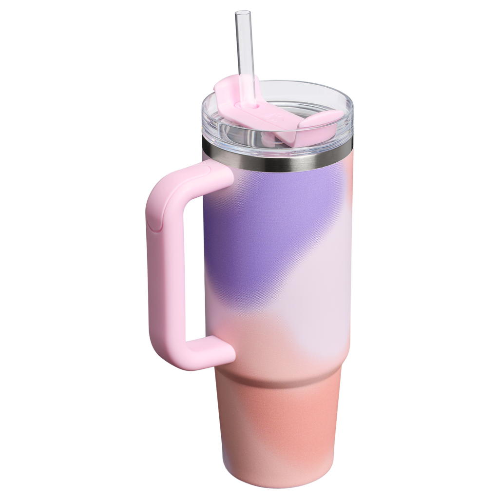 Car-Cup Friendly The Quencher H2.0 Flowstate Tumbler D051L - Premium Stainless Steel Straw Cup for All-Day Hydration Detail