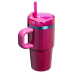 Car-Cup Friendly The Quencher H2.O Flowstate Tumbler D069R - Double-Wall Vacuum Insulated Travel Tumbler with Straw Detail