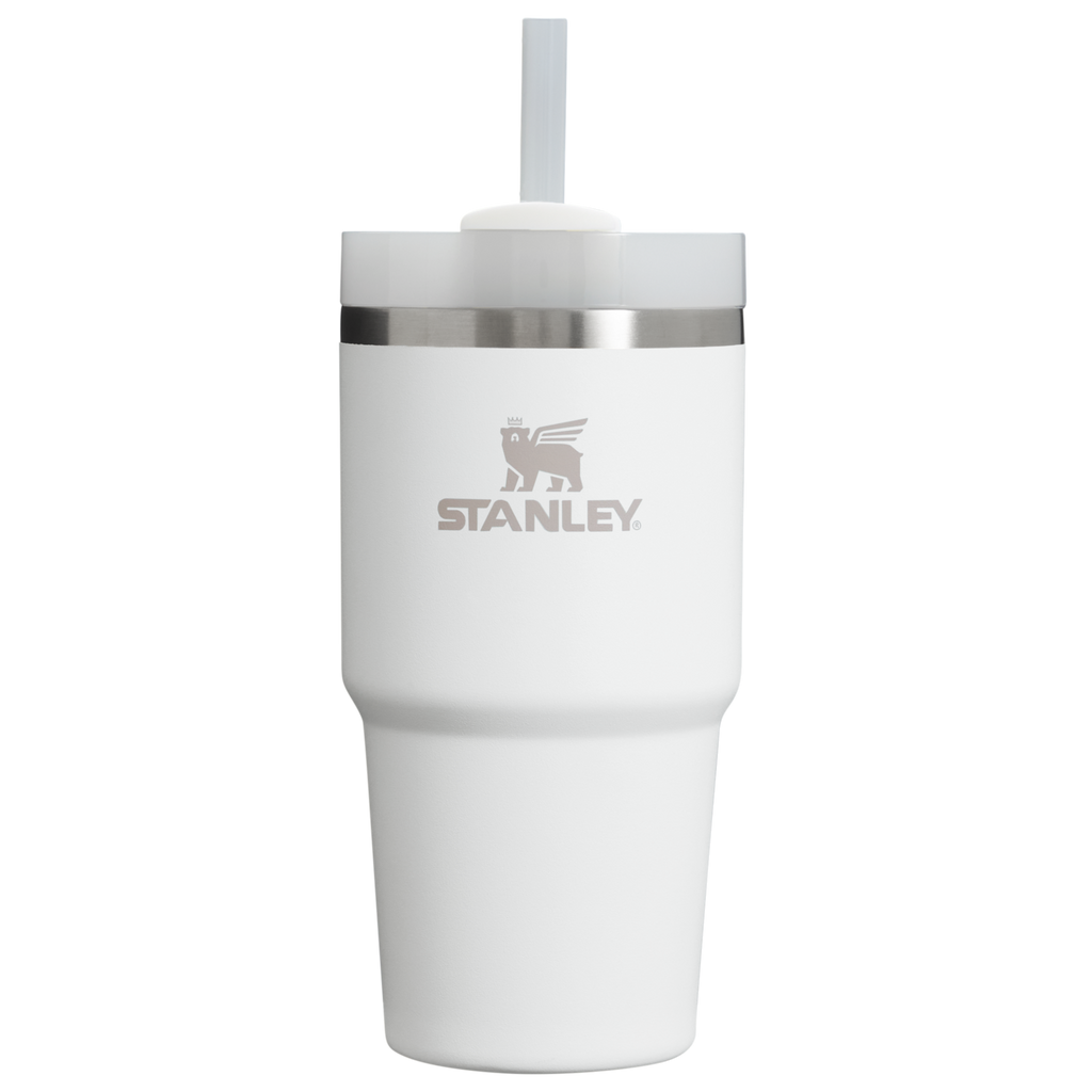 Insulated Travel The Quencher H2.0 Flowstate Tumbler D030T - Double-Wall Vacuum Insulated Travel Tumbler with Straw - Frost