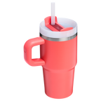 Large Capacity The Quencher H2.O Flowstate Tumbler with Handle | Stanley Create D309N - Double-Wall Vacuum Insulated Travel Tumbler with Straw Detail