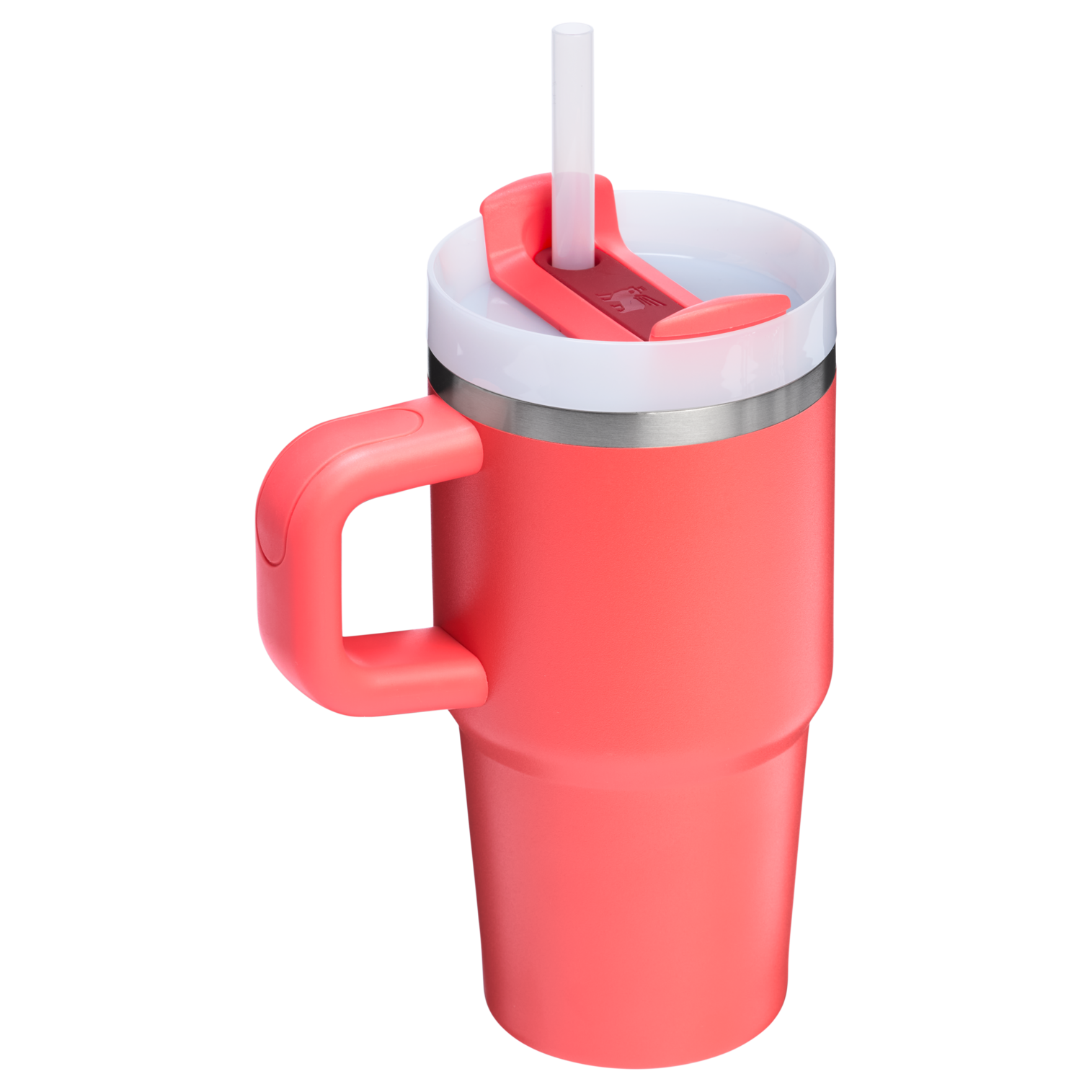 Car-Cup Friendly The Quencher H2.O Flowstate Tumbler D069R - Double-Wall Vacuum Insulated Travel Tumbler with Straw Detail