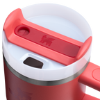 Car-Cup Friendly The Quencher H2.O Flowstate Tumbler D069R - Double-Wall Vacuum Insulated Travel Tumbler with Straw Detail