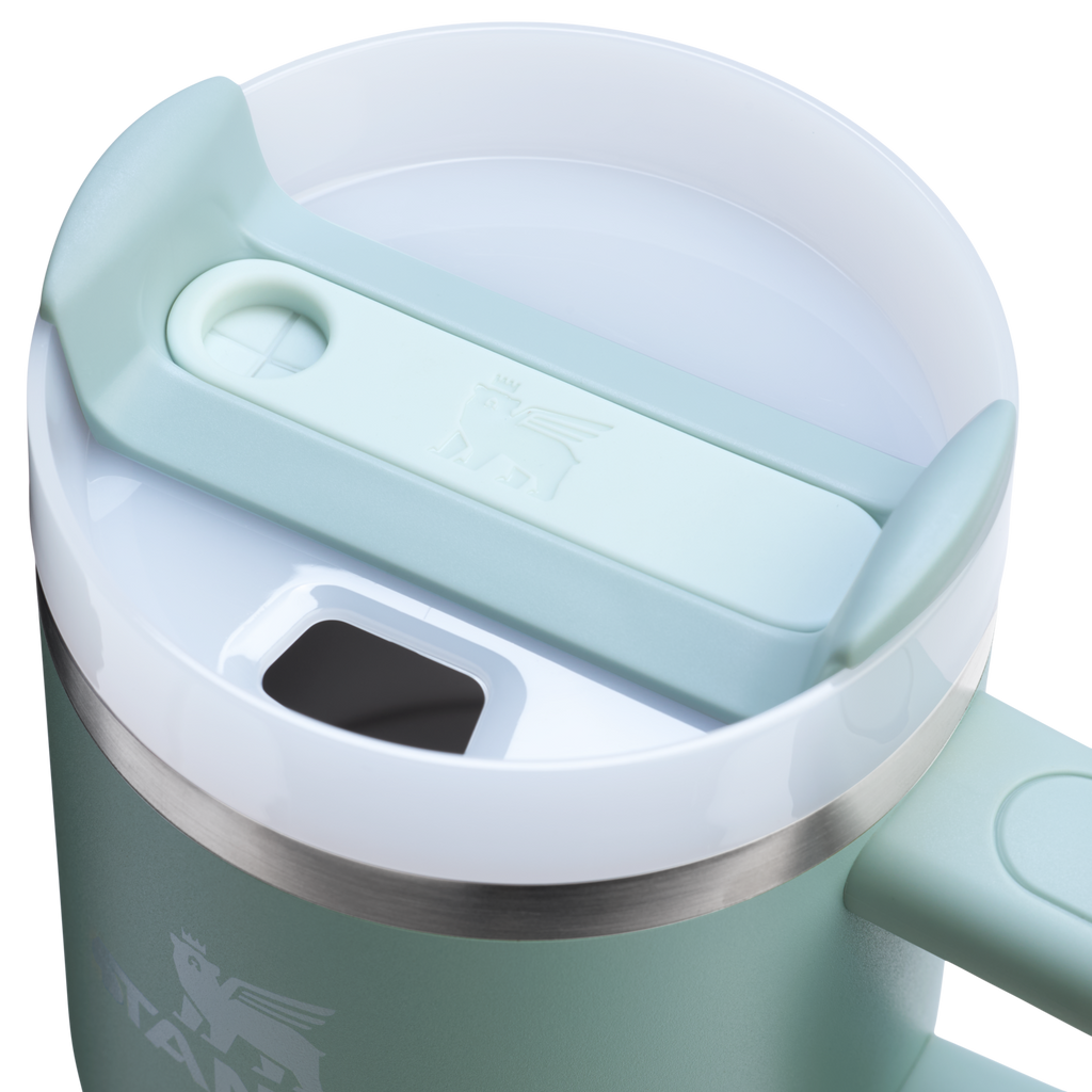 Insulated Travel The Quencher H2.0 Flowstate Tumbler D030T - Double-Wall Vacuum Insulated Travel Tumbler with Straw Detail