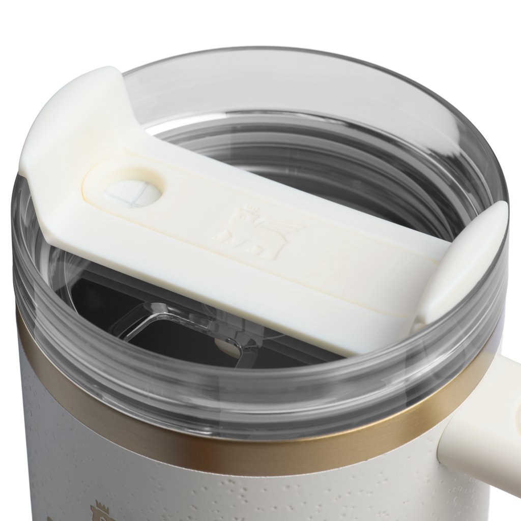 Splash-Resistant FlowState The Quencher H2.0 Flowstate Tumbler | Stanley Create D331C - Premium Stainless Steel Straw Cup for All-Day Hydration Detail