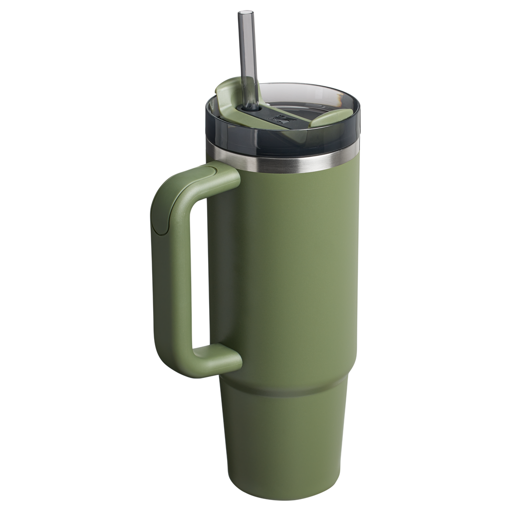 Insulated Travel The Quencher H2.0 Flowstate Tumbler D030T - Double-Wall Vacuum Insulated Travel Tumbler with Straw Detail