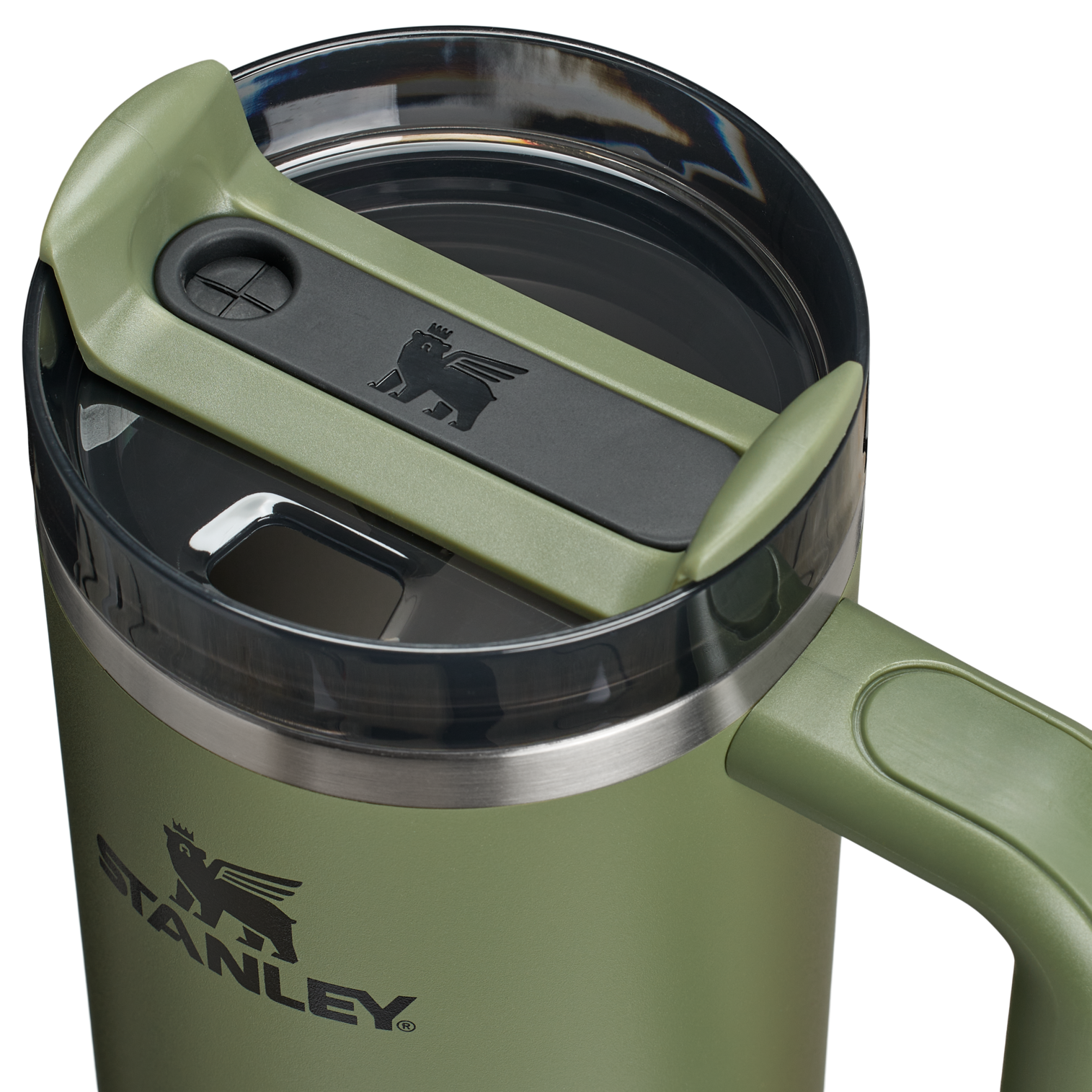 Insulated Travel The Quencher H2.0 Flowstate Tumbler D030T - Double-Wall Vacuum Insulated Travel Tumbler with Straw Detail
