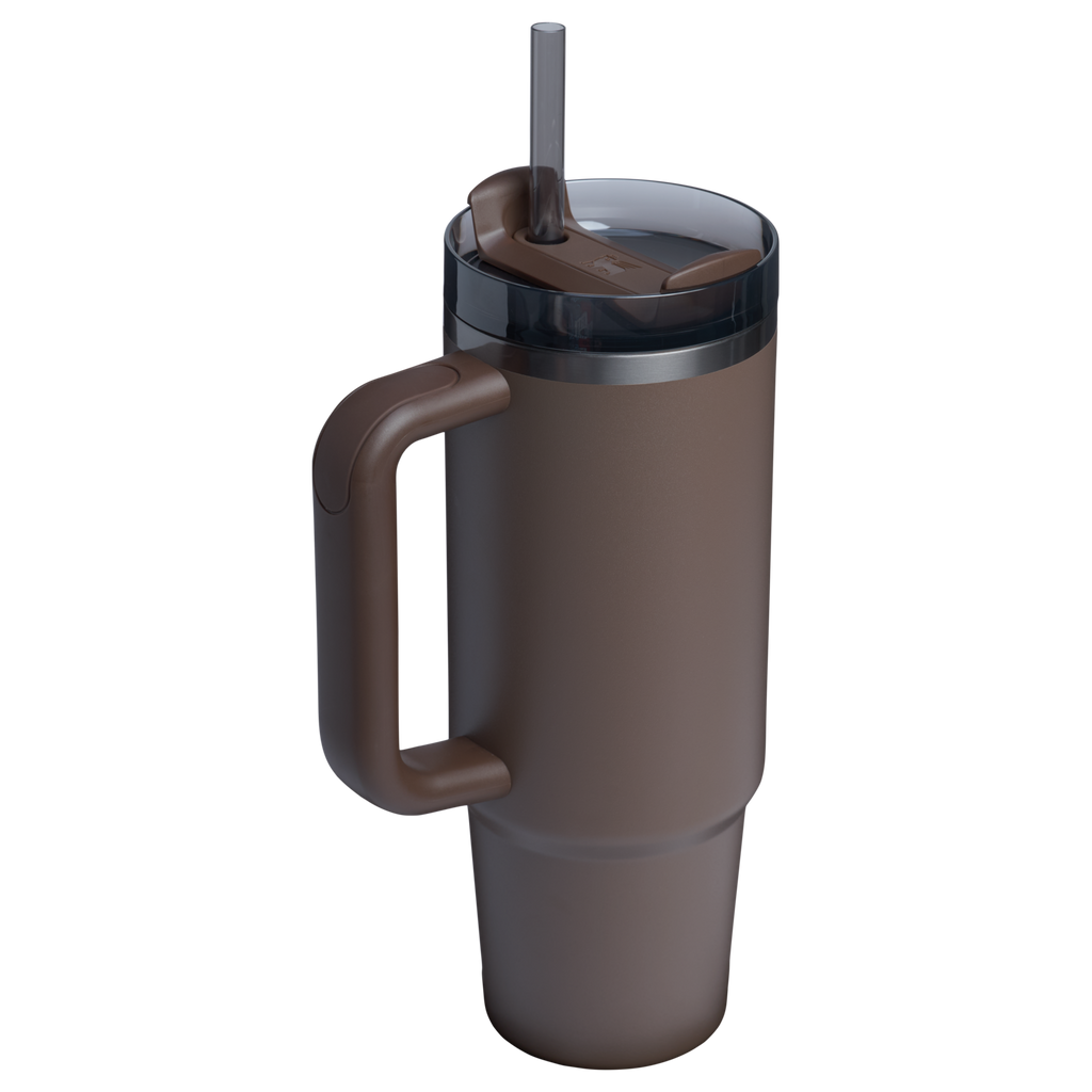 Car-Cup Friendly The Quencher H2.0 Flowstate Tumbler D051L - Premium Stainless Steel Straw Cup for All-Day Hydration Detail