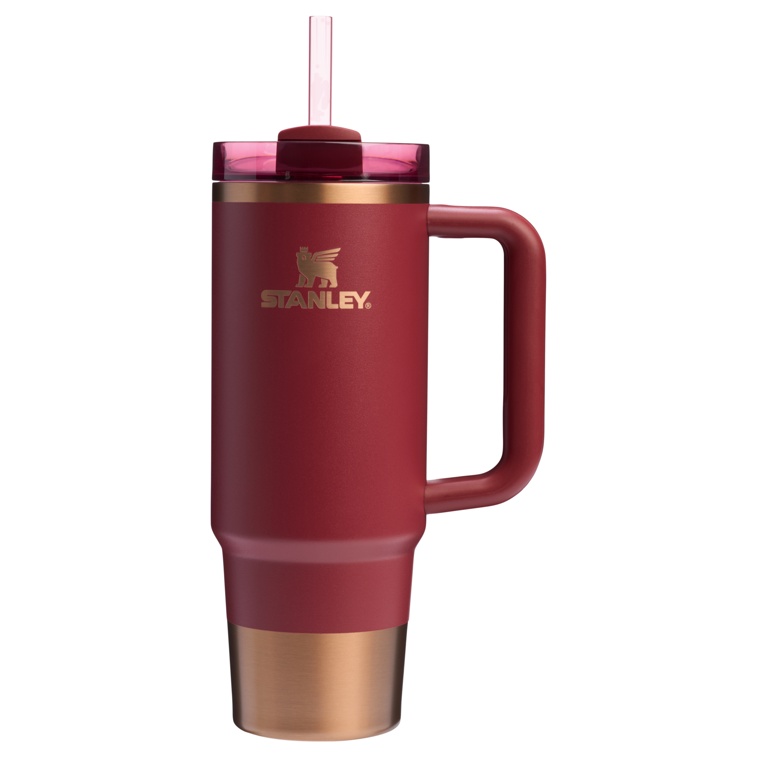 Splash-Resistant FlowState The Quencher H2.0 Flowstate Tumbler | Stanley Create D331C - Premium Stainless Steel Straw Cup for All-Day Hydration Detail