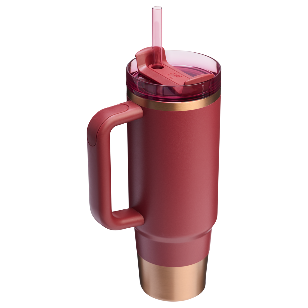 Car-Cup Friendly The Quencher H2.0 Flowstate Tumbler D051L - Premium Stainless Steel Straw Cup for All-Day Hydration Detail