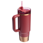 Splash-Resistant FlowState The Quencher H2.0 Flowstate Tumbler | Stanley Create D331C - Premium Stainless Steel Straw Cup for All-Day Hydration Detail