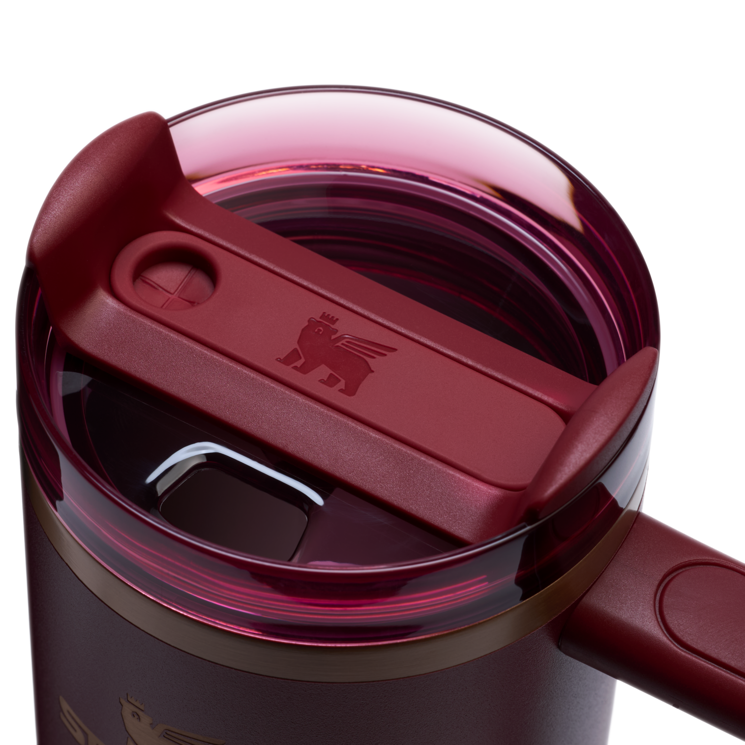 Car-Cup Friendly The Quencher H2.0 Flowstate Tumbler D051L - Premium Stainless Steel Straw Cup for All-Day Hydration Detail
