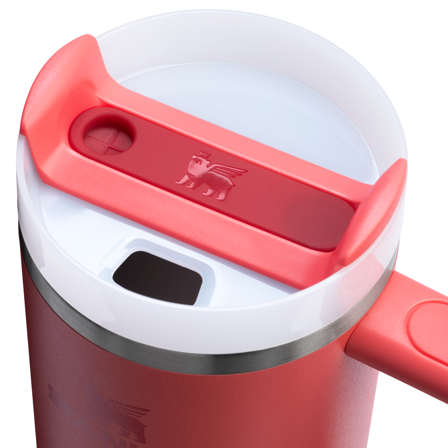 Car-Cup Friendly The Quencher H2.0 Flowstate Tumbler D051L - Premium Stainless Steel Straw Cup for All-Day Hydration Detail