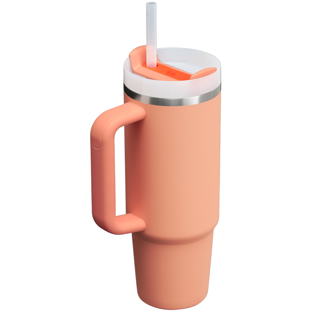 Splash-Resistant FlowState The Quencher H2.0 Flowstate Tumbler | Stanley Create D331C - Premium Stainless Steel Straw Cup for All-Day Hydration Detail