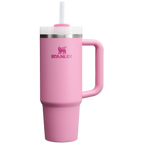 Splash-Resistant FlowState The Quencher H2.0 Flowstate Tumbler | Stanley Create D331C - Premium Stainless Steel Straw Cup for All-Day Hydration - Peony