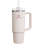 Splash-Resistant FlowState The Quencher H2.0 Flowstate Tumbler | Stanley Create D331C - Premium Stainless Steel Straw Cup for All-Day Hydration - Rose Quartz 2.0