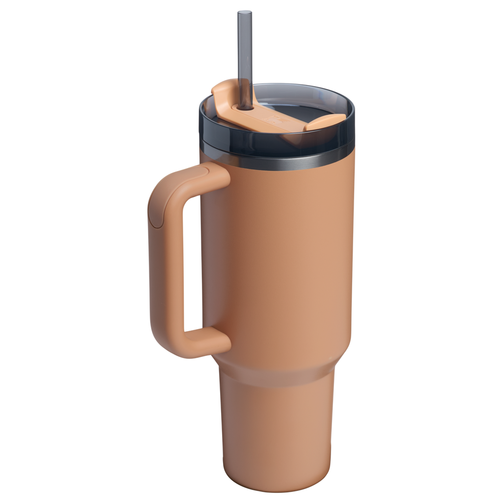Car-Cup Friendly The Quencher H2.0 Flowstate Tumbler D051L - Premium Stainless Steel Straw Cup for All-Day Hydration Detail