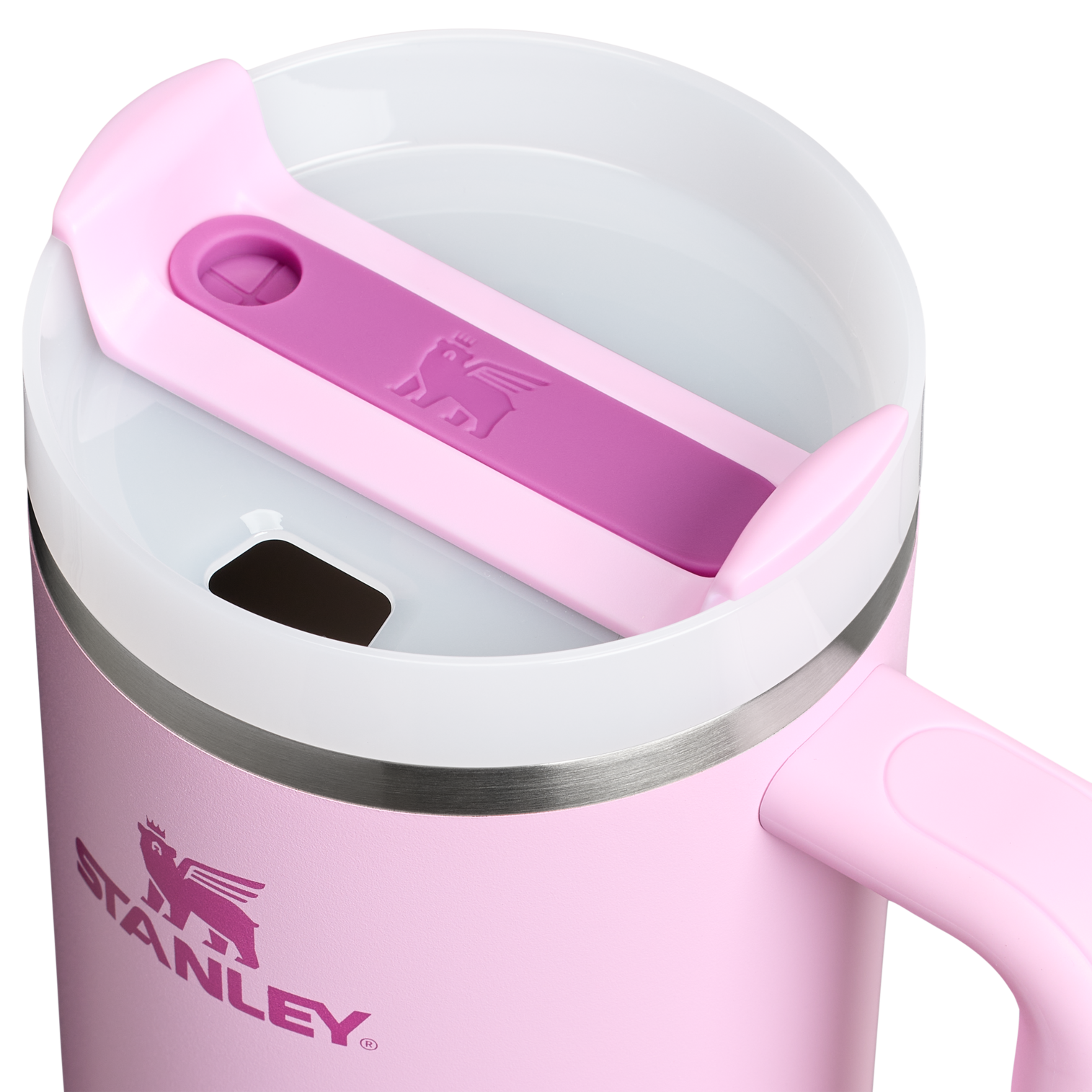 Car-Cup Friendly The Quencher H2.0 Flowstate Tumbler D050X - Double-Wall Vacuum Insulated Travel Tumbler with Straw Detail