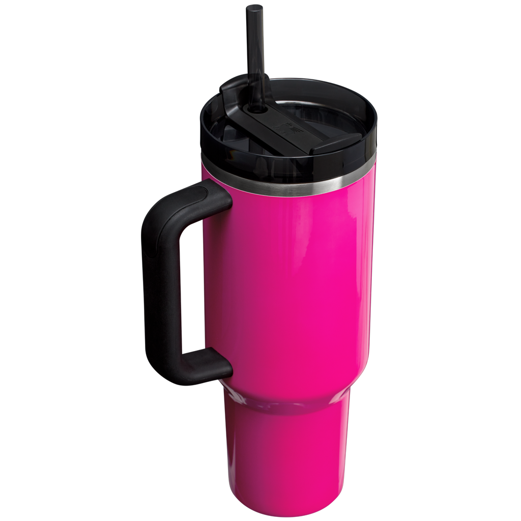 Car-Cup Friendly The Quencher H2.0 Flowstate Tumbler D050X - Double-Wall Vacuum Insulated Travel Tumbler with Straw Detail