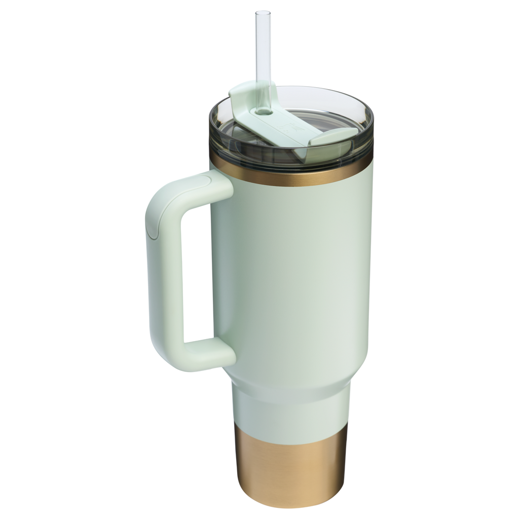 Large Capacity The Quencher H2.0 Flowstate Tumbler  | Stanley Create D332L - FlowState 3-Position Lid Insulated Travel Mug Detail