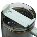 Car-Cup Friendly The Quencher H2.0 Flowstate Tumbler D050X - Double-Wall Vacuum Insulated Travel Tumbler with Straw Detail
