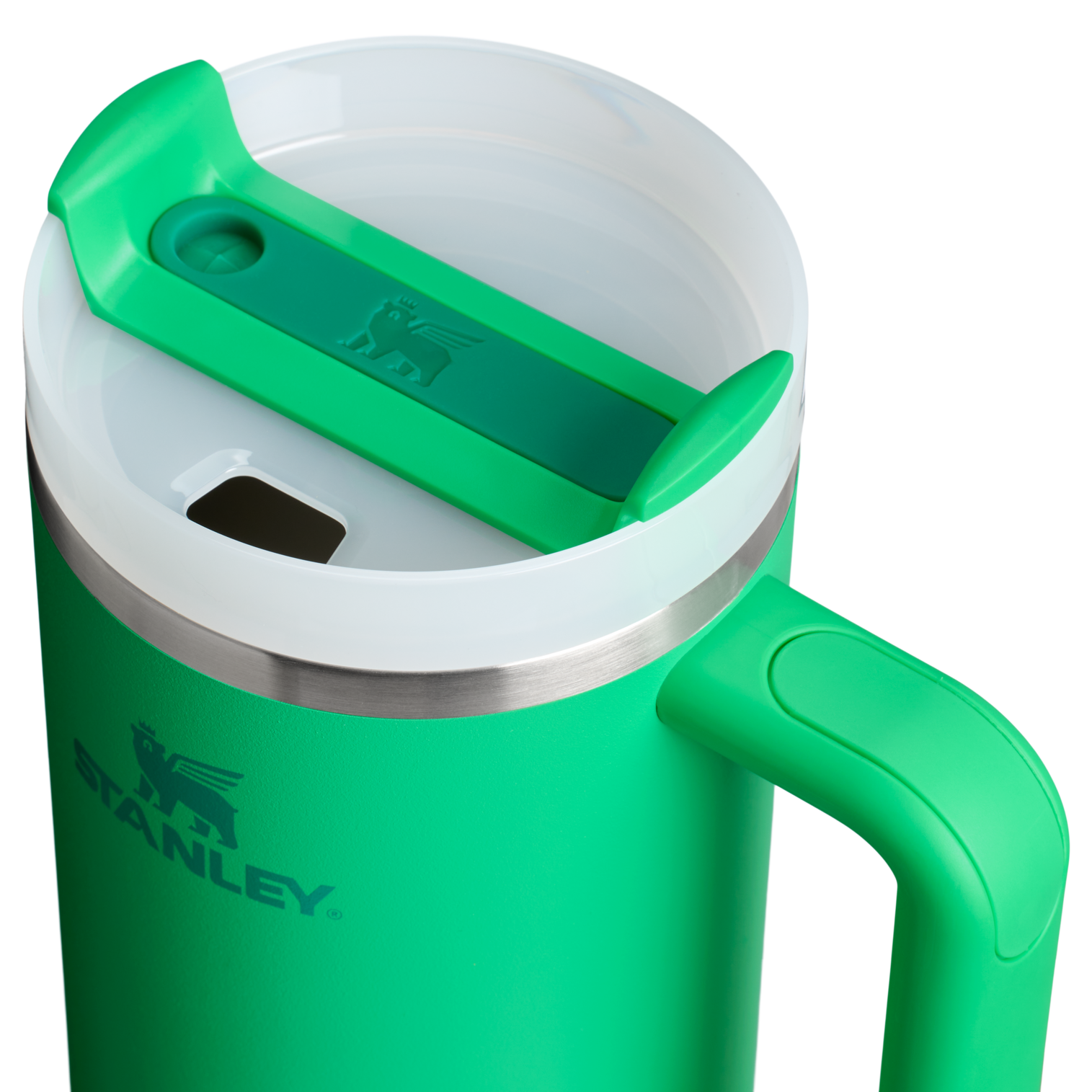 Large Capacity The Quencher H2.0 Flowstate Tumbler  | Stanley Create D332L - FlowState 3-Position Lid Insulated Travel Mug Detail