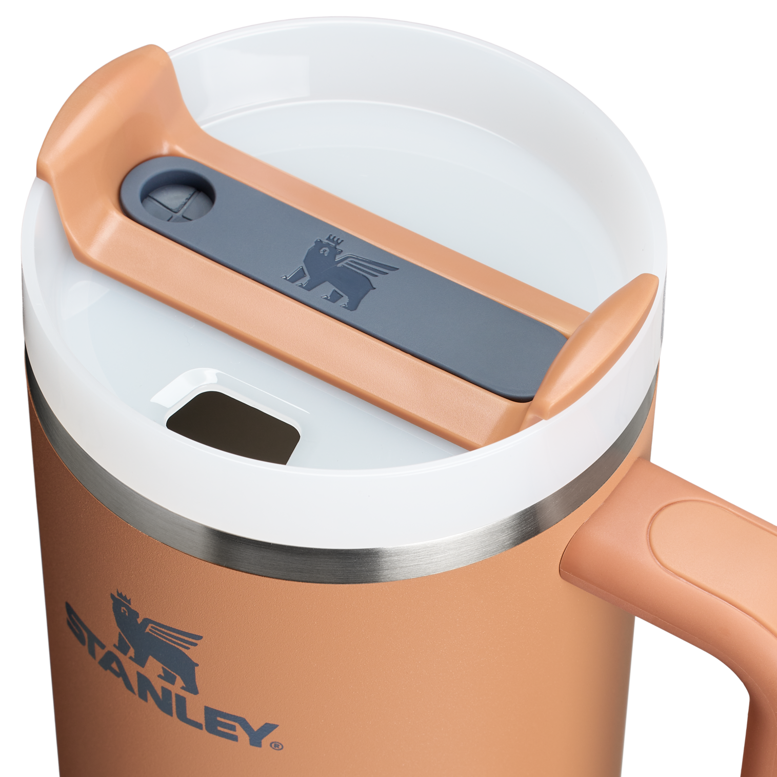 Large Capacity The Quencher H2.0 Flowstate Tumbler  | Stanley Create D332L - FlowState 3-Position Lid Insulated Travel Mug Detail