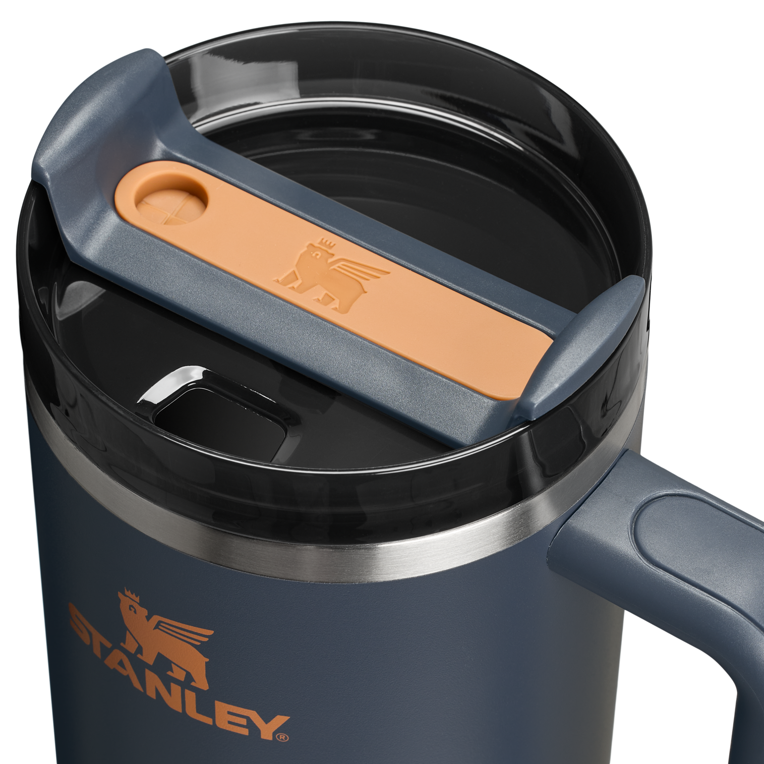 Large Capacity The Quencher H2.0 Flowstate Tumbler  | Stanley Create D332L - FlowState 3-Position Lid Insulated Travel Mug Detail