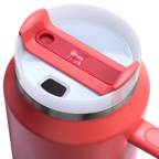 Double-Wall Vacuum The Quencher H2.0 Flowstate Tumbler D033Q - Premium Stainless Steel Straw Cup for All-Day Hydration Detail