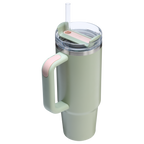 Splash-Resistant FlowState The Quencher H2.0 Flowstate Tumbler | Stanley Create D331C - Premium Stainless Steel Straw Cup for All-Day Hydration Detail