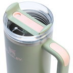 Splash-Resistant FlowState The Quencher H2.0 Flowstate Tumbler | Stanley Create D331C - Premium Stainless Steel Straw Cup for All-Day Hydration Detail