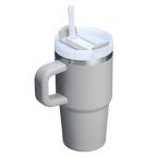Car-Cup Friendly The Quencher H2.O Flowstate Tumbler D069R - Double-Wall Vacuum Insulated Travel Tumbler with Straw Detail