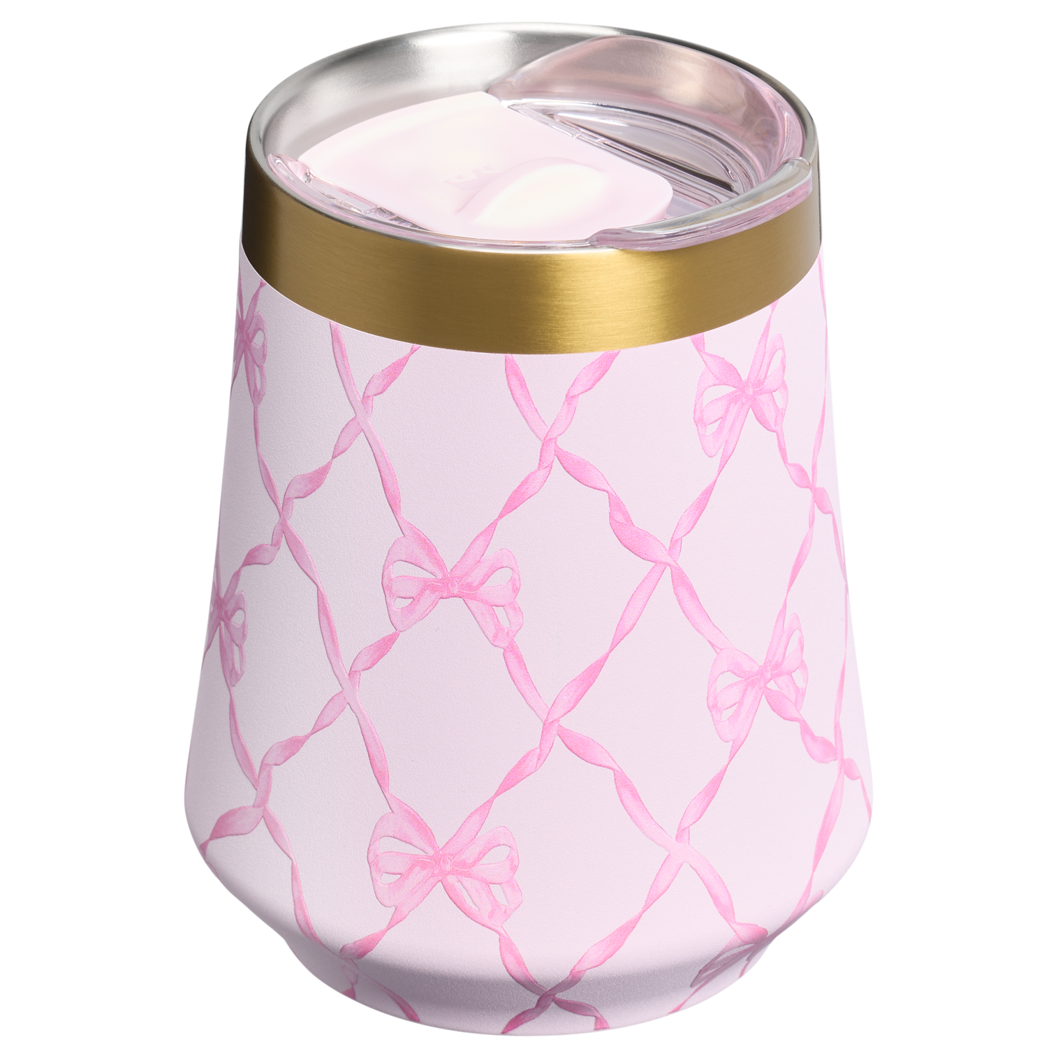 Flavor-Preserving Stanley 1913 x LoveShackFancy Holiday Reserve Wine Tumbler D367F - Elegant Stemless Vacuum Insulated Wine Tumbler Detail