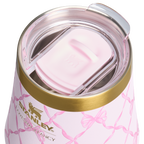 Flavor-Preserving Stanley 1913 x LoveShackFancy Holiday Reserve Wine Tumbler D367F - Elegant Stemless Vacuum Insulated Wine Tumbler Detail
