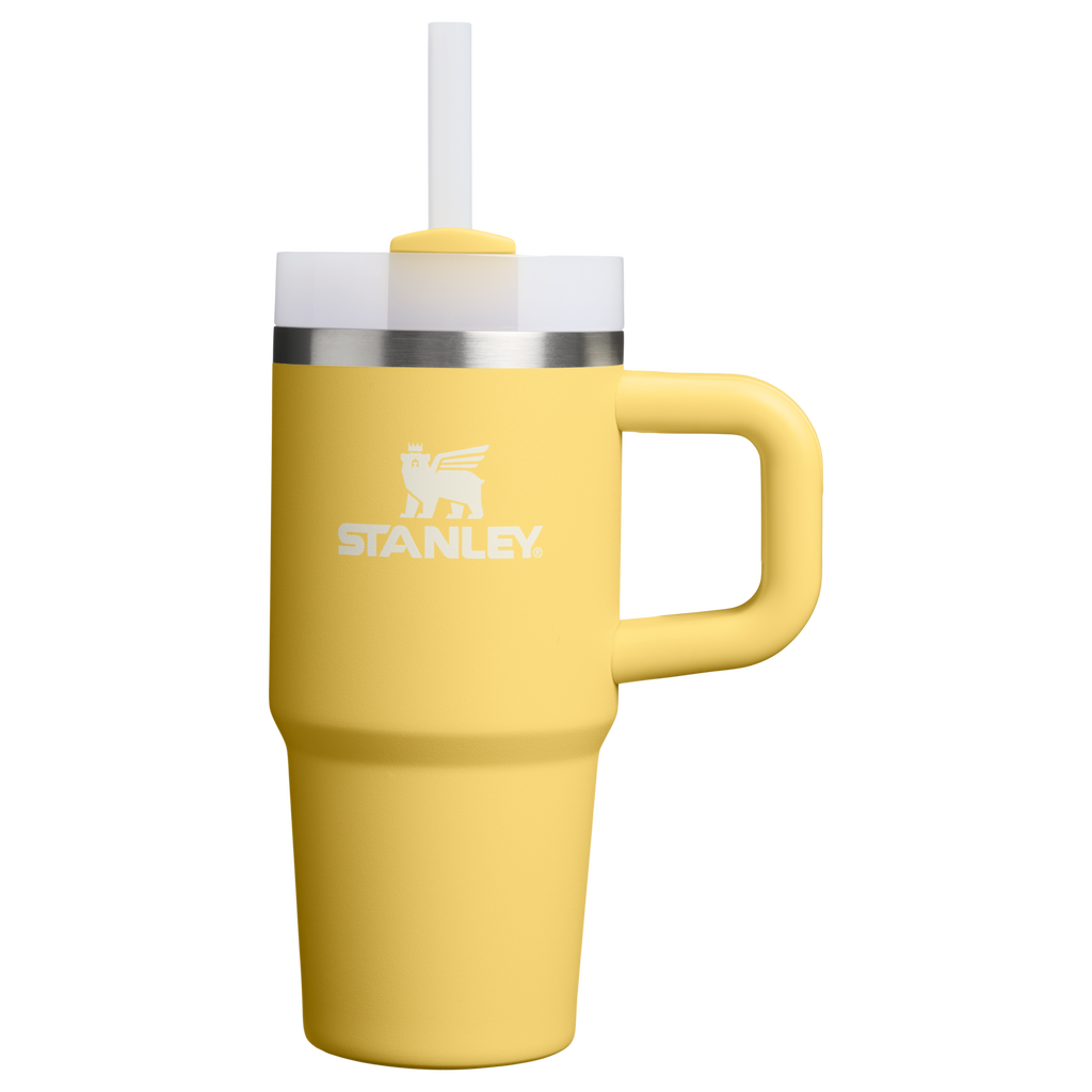 Double-Wall Vacuum The Quencher H2.O Flowstate Tumbler D068Z - Premium Stainless Steel Straw Cup for All-Day Hydration - Daffodil