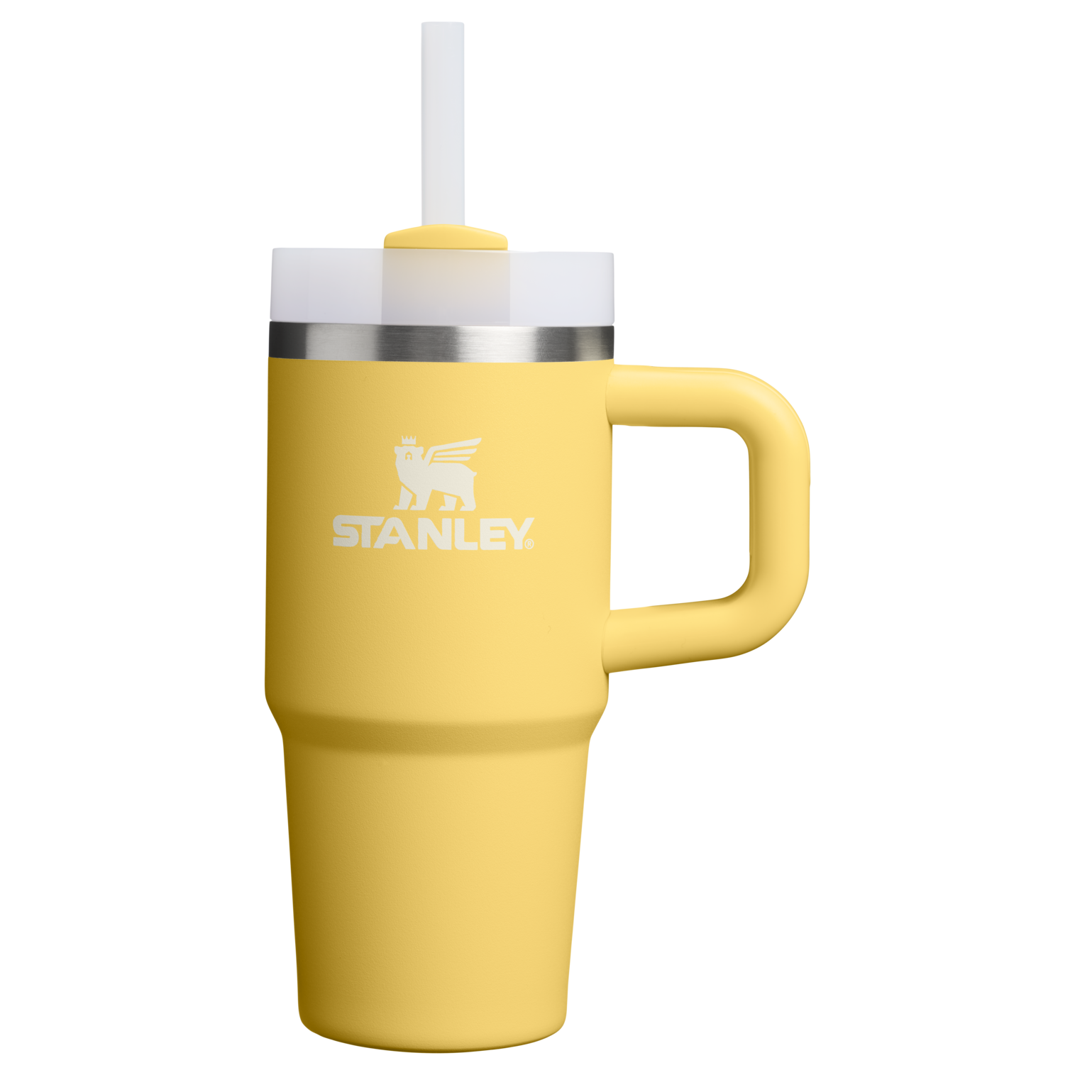 Double-Wall Vacuum The Quencher H2.O Flowstate Tumbler D068Z - Premium Stainless Steel Straw Cup for All-Day Hydration - Daffodil