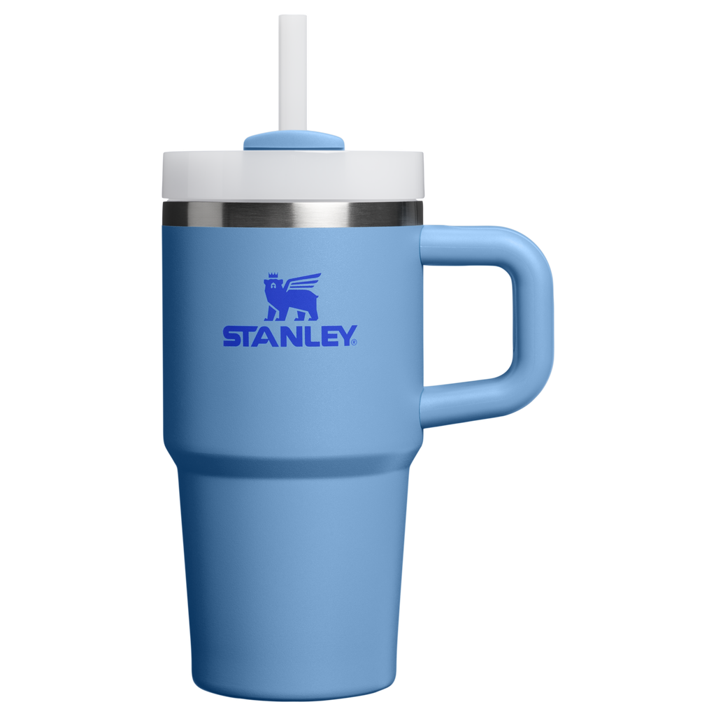 Car-Cup Friendly The Quencher H2.O Flowstate Tumbler D069R - Double-Wall Vacuum Insulated Travel Tumbler with Straw - Blue Sky