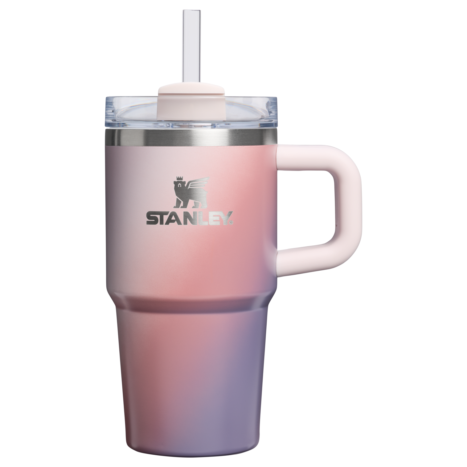 Car-Cup Friendly The Quencher H2.O Flowstate Tumbler D069R - Double-Wall Vacuum Insulated Travel Tumbler with Straw - Dawn Spiral