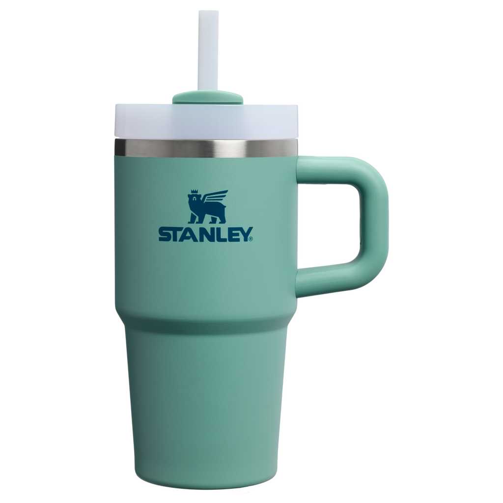 Car-Cup Friendly The Quencher H2.O Flowstate Tumbler D069R - Double-Wall Vacuum Insulated Travel Tumbler with Straw - Spring Green