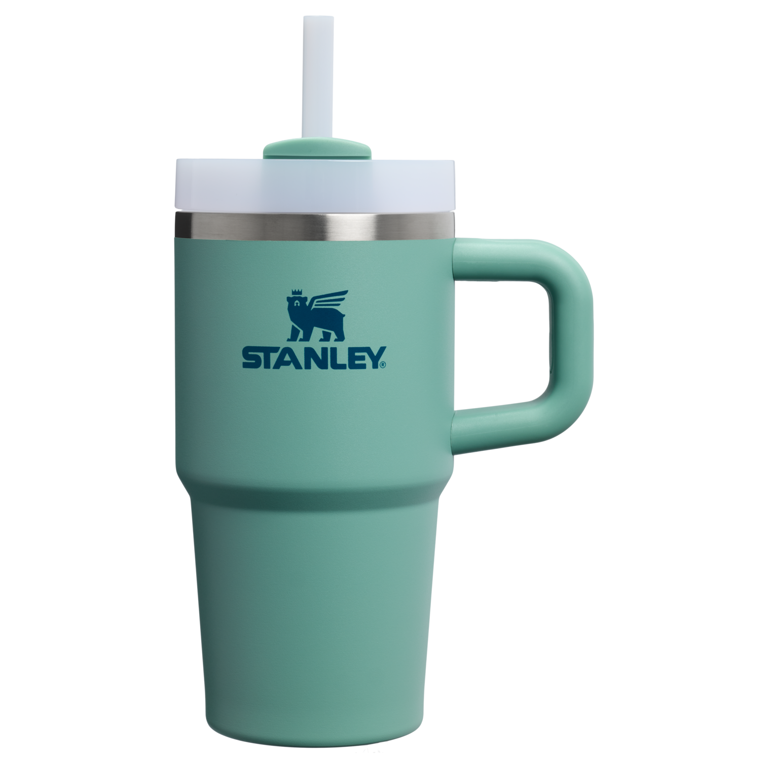 Car-Cup Friendly The Quencher H2.O Flowstate Tumbler D069R - Double-Wall Vacuum Insulated Travel Tumbler with Straw - Spring Green