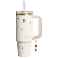 Car-Cup Friendly The Quencher Luxe H2.0 Flowstate Tumbler D209D - Double-Wall Vacuum Insulated Travel Tumbler with Straw - Starlight Shimmer